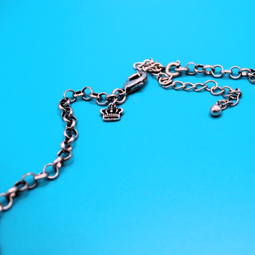 Premier Designs Ruffles Rhinestone Silver Tone Bib Statement Necklace - Picture 6 of 7